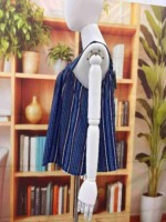 89 Pcs French Style Striped Wide Shoulder Off-the-shoulder Loose Cami Tops Bulk Wholesale - Image 4