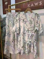 175 Sets Summer Korean Style Fashion Plus Size Women's High Waist Drapey Wide Leg Chiffon Pant Sets Stock Lot - Image 5