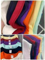 860 Pcs Cotton Young Women's Short Sleeve T-Shirts Stock Lot Wholesale - Image 3