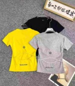 651 Pcs Pure Cotton Sexy Hollow Out Backless Printed Short Sleeve T-Shirts Bulk Stock Lot - Image 1