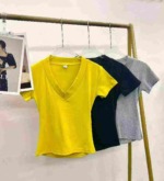 651 Pcs Pure Cotton Sexy Hollow Out Backless Printed Short Sleeve T-Shirts Bulk Stock Lot - Image 8