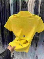 651 Pcs Pure Cotton Sexy Hollow Out Backless Printed Short Sleeve T-Shirts Bulk Stock Lot - Image 6