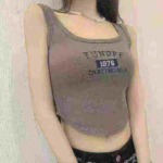 114 Pcs Sweet & Spicy Style Embroidered Letter Camisole Vests 3XL-5XL With Chest Pads - Image 7