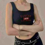 114 Pcs Sweet & Spicy Style Embroidered Letter Camisole Vests 3XL-5XL With Chest Pads - Image 6