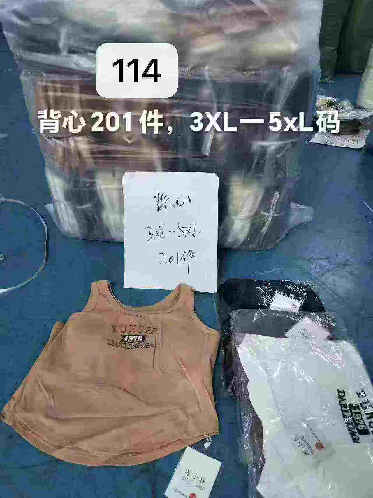 114 Pcs Sweet & Spicy Style Embroidered Letter Camisole Vests 3XL-5XL With Chest Pads - Image 2