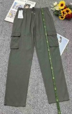 New Spring Summer Brand Original Embroidered Loose Large Size Men's Washed Cotton Cargo Casual Pants 84 Pcs Bulk Wholesale - Image 8