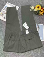 New Spring Summer Brand Original Embroidered Loose Large Size Men's Washed Cotton Cargo Casual Pants 84 Pcs Bulk Wholesale - Image 7