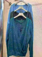 237 Pcs Plus Size Deep V Neck Loose Knit Cardigan, Mixed Colors Sizes S-4XL, Spring Autumn Winter Layering Wholesale Clearance - Image 6