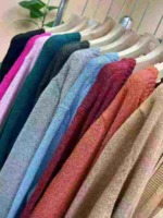 237 Pcs Plus Size Deep V Neck Loose Knit Cardigan, Mixed Colors Sizes S-4XL, Spring Autumn Winter Layering Wholesale Clearance - Image 3