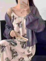 Vintage Chiffon Designer Open Cardigan Lantern Long Sleeve Sun Protection, 3 Colors, Around 120 Pieces - Image 5