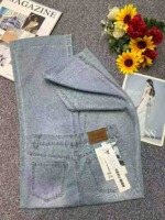 Spring New Trendy Designer Straight Wide Leg Flare Jeans, 255 Pieces, XS-2XL, Individual Pack With Hang Tag - Image 9