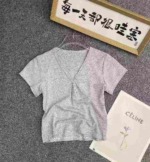 247 Pcs Sexy Buttoned Short Sleeve T-Shirts Bulk - Image 1