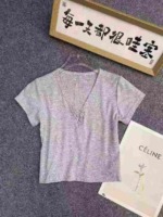 247 Pcs Sexy Buttoned Short Sleeve T-Shirts Bulk - Image 9