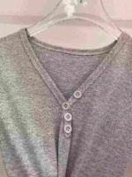 247 Pcs Sexy Buttoned Short Sleeve T-Shirts Bulk - Image 8