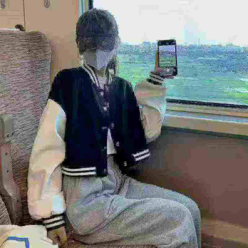 Women's Colorblock Sexy Spice Girl Baseball Jacket, Approx 1160 Pieces Bulk Stock for Wholesale Export - Image 2