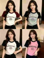 Clearance Wholesale Chinese Stock Cropped Knit Short Sleeve Tops - 2085 Pieces Total - Image 3