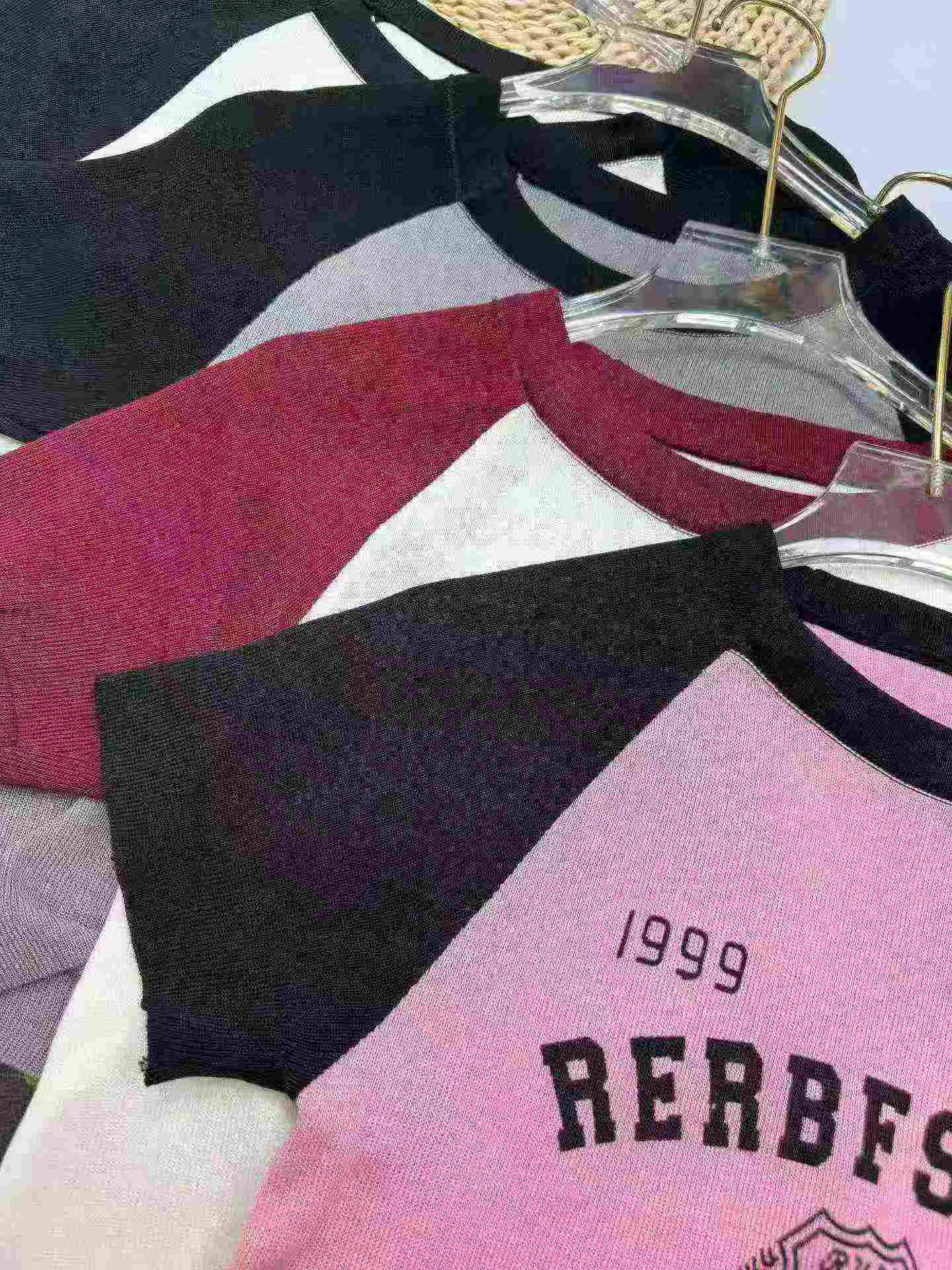 Clearance Wholesale Chinese Stock Cropped Knit Short Sleeve Tops - 2085 Pieces Total - Image 2