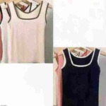 New Square Neck Colorblock Wide Strap Camisole Tank Top Women Inner Wear, 850 Pieces Stock Clearance - Image 6