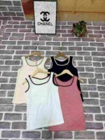 New Square Neck Colorblock Wide Strap Camisole Tank Top Women Inner Wear, 850 Pieces Stock Clearance - Image 4