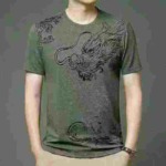 3000 Pieces Branded Summer Men's Light Business High Stretch Waffle Print Crew Neck Short Sleeve T-Shirts - Image 5