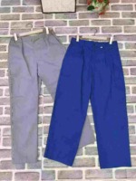 Clearance Bulk Plus Size Solid Men's Work Pants, About 130 Pcs, Size M-2XL, 2 Styles, Individually Packed - Image 1