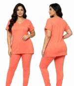 European & American Fashion Women's Split Short Sleeve Long Pants 2-Piece Set, 5 Colors, Around 118 Sets, Sizes S-3XL - Image 8