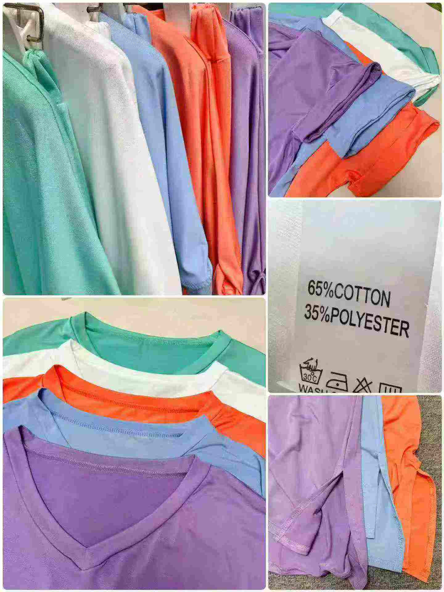 European & American Fashion Women's Split Short Sleeve Long Pants 2-Piece Set, 5 Colors, Around 118 Sets, Sizes S-3XL - Image 2