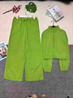 Clearance 115 Sets European & American Casual Green 2-Piece Long Sleeve Top & Long Pants Set S-2XL - Image 6