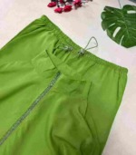 Clearance 115 Sets European & American Casual Green 2-Piece Long Sleeve Top & Long Pants Set S-2XL - Image 4