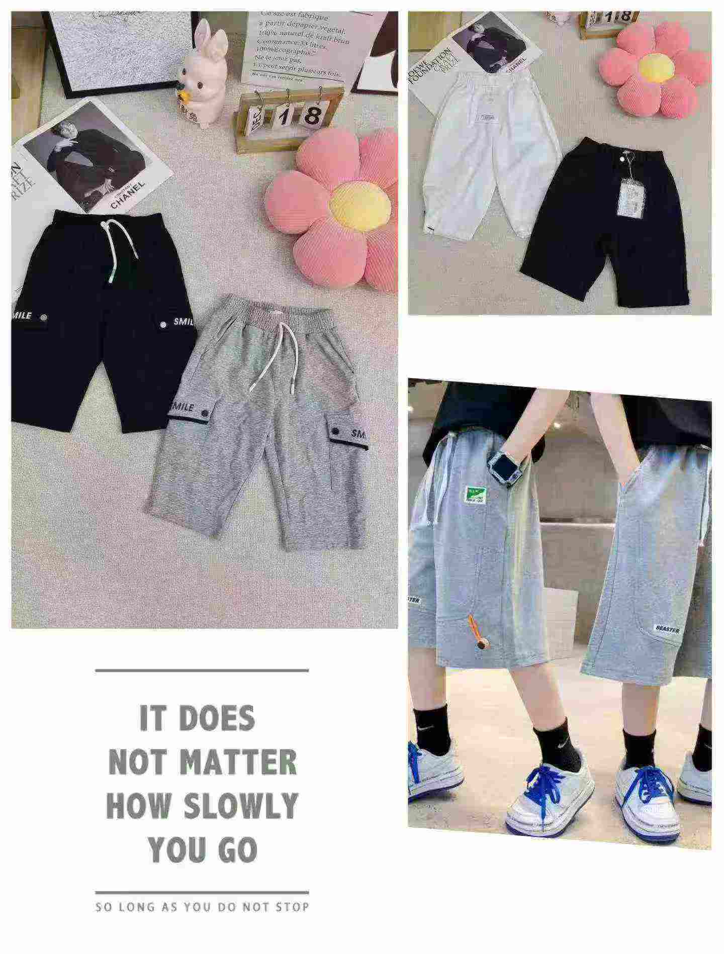 2500 Pieces Branded Kids Mixed Shorts Stock Lot For Wholesale Export - Image 1