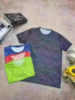 60000 Pcs Summer Men Women Loose Crew Neck Ice Feeling Thin Quick Dry Sports Short Sleeve T-Shirts Stock - Image 7