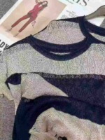 260 Pieces Summer New Light Mature Style Women's Ice Silk Knit T-Shirts Bulk Stock Wholesale - Image 4