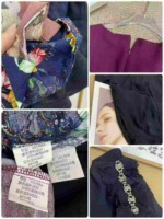 859 Pieces Floral Patchwork Linen Chiffon Dresses Wholesale Stock Lot - Image 4