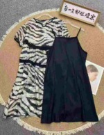 336 Pieces Leopard Print Adjustable Strap 2-Piece Dress With Pockets Sizes S-XXL - Image 1