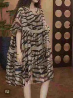 336 Pieces Leopard Print Adjustable Strap 2-Piece Dress With Pockets Sizes S-XXL - Image 5