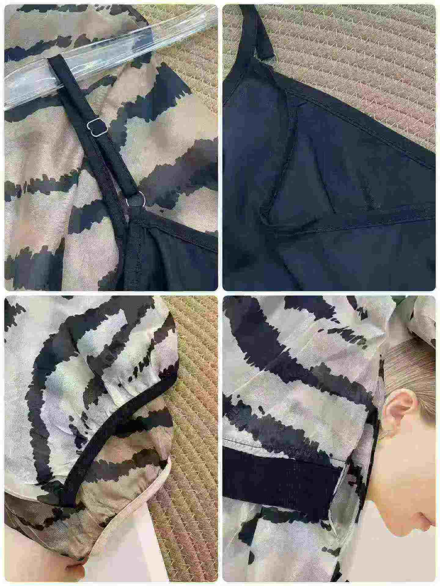 336 Pieces Leopard Print Adjustable Strap 2-Piece Dress With Pockets Sizes S-XXL - Image 2