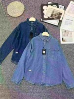 Original Designer Brand Men's Denim Shirt Jackets - Total 1436 Pieces Bulk Stock Wholesale - Image 6