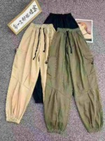 Approx 4200 Pieces Cotton Large Pocket Cargo Pants Bulk Stock - Image 1