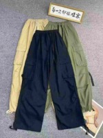 Approx 4200 Pieces Cotton Large Pocket Cargo Pants Bulk Stock - Image 3