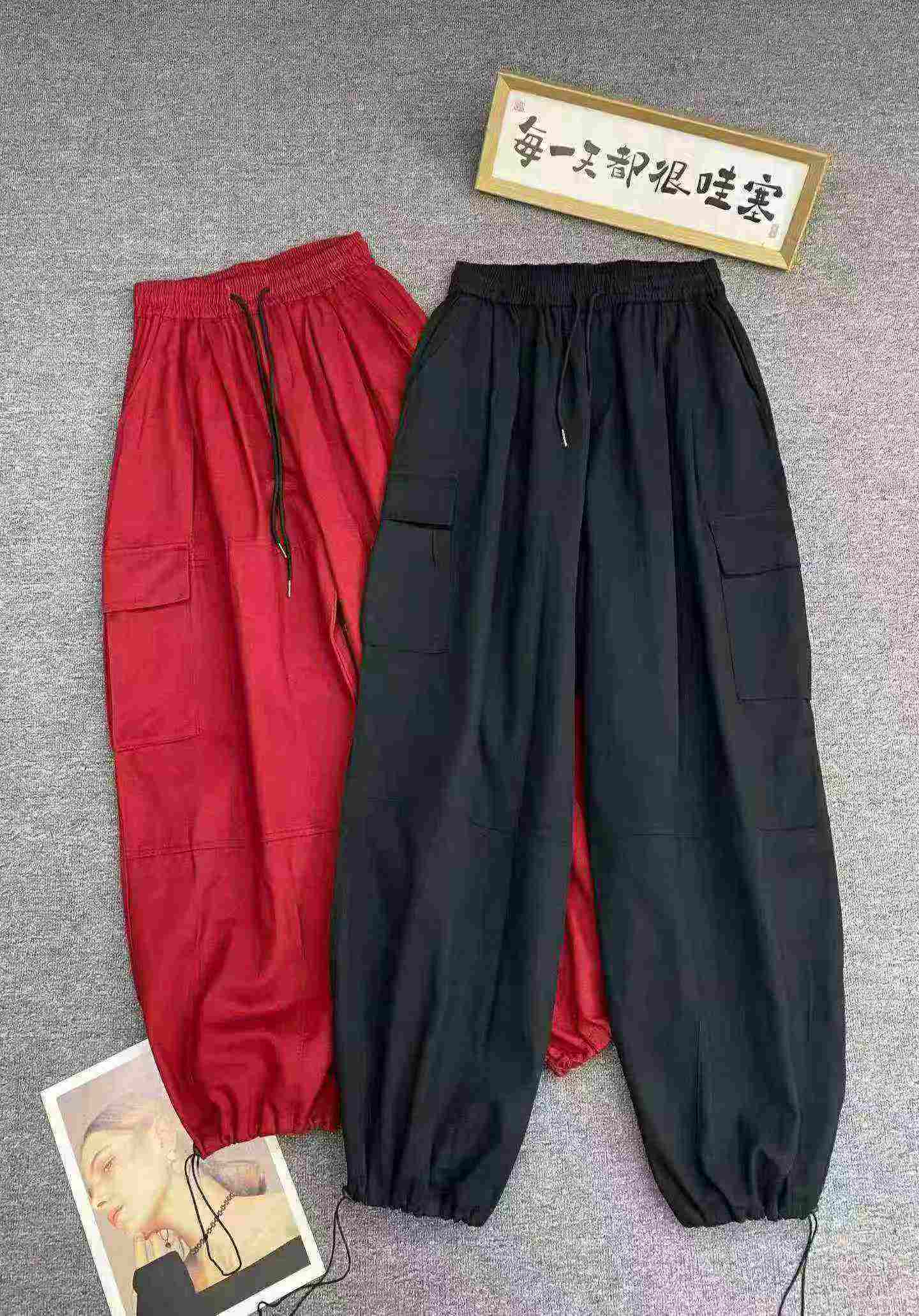 Approx 4200 Pieces Cotton Large Pocket Cargo Pants Bulk Stock - Image 2