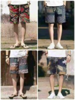 Men's 5-inch Drawstring Beach Shorts, 7887 Pieces Total, Wholesale Chinese Stock Lot Clothing For Export - Image 7
