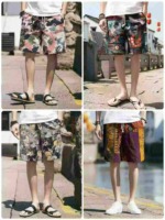 Men's 5-inch Drawstring Beach Shorts, 7887 Pieces Total, Wholesale Chinese Stock Lot Clothing For Export - Image 5