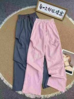 Casual Straight Cut American Style Couple Cargo Pants - 3084 Pieces Bulk Stock For Wholesale - Image 1