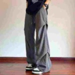 Casual Straight Cut American Style Couple Cargo Pants - 3084 Pieces Bulk Stock For Wholesale - Image 6