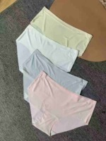 5000 Pcs Women's Ice Silk Seamless High-waist Panties Summer Thin Breathable Bulk Stock Underwear - Image 7