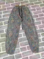 1045 Pcs Women's Summer Ice Silk Pants, Loose Dropping Elastic Ankle Casual Anti-mosquito Stock Lot Pants - Image 9