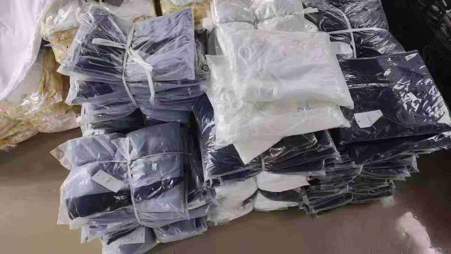 Clearance Bulk Stock: Total 196pcs Mesh Cutout Spliced Drawstring Cuffed Casual Pants, 146pcs Cutout Style White With Lining - Image 2