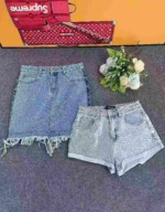 79 Pcs Slightly Defective Denim Shorts & Skirts Bulk Clearance Wholesale - Image 8