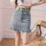 79 Pcs Slightly Defective Denim Shorts & Skirts Bulk Clearance Wholesale - Image 7