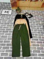 Clearance Stock Men's Summer Japanese Style Loose Wide Leg Twill Cotton Work Pants Bulk Wholesale Export - Image 6